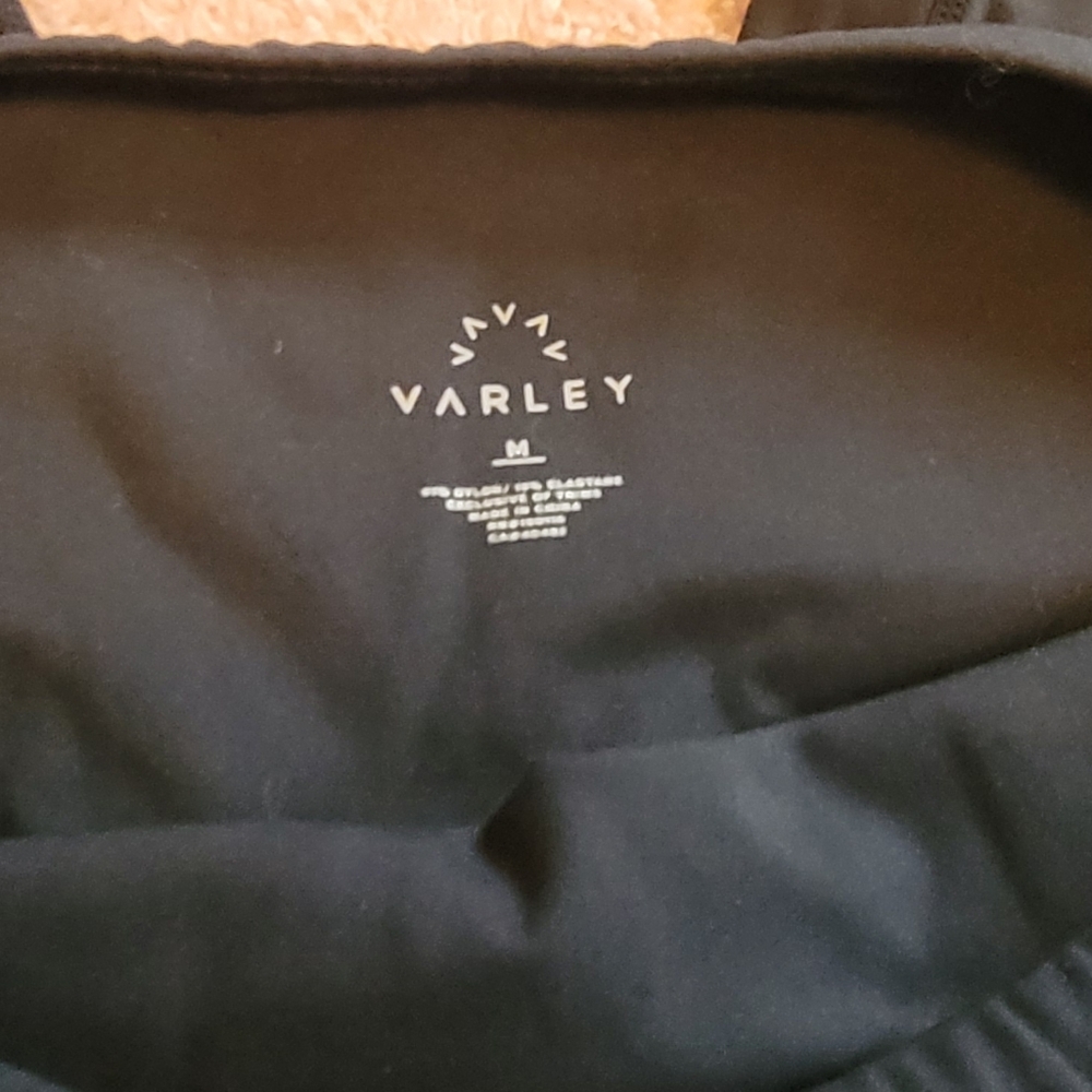 VARLEY Black Let's Move 9" Athletic Let's Move Bike Shorts. Sz: M - Picture 4 of 10